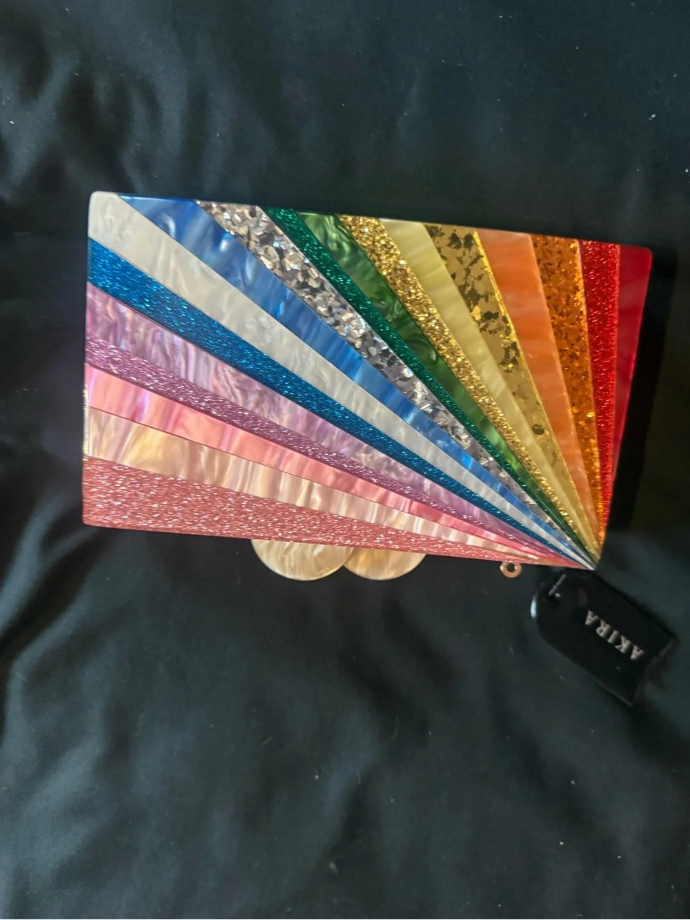 AKIRA Multicolor Acrylic Fan Clutch